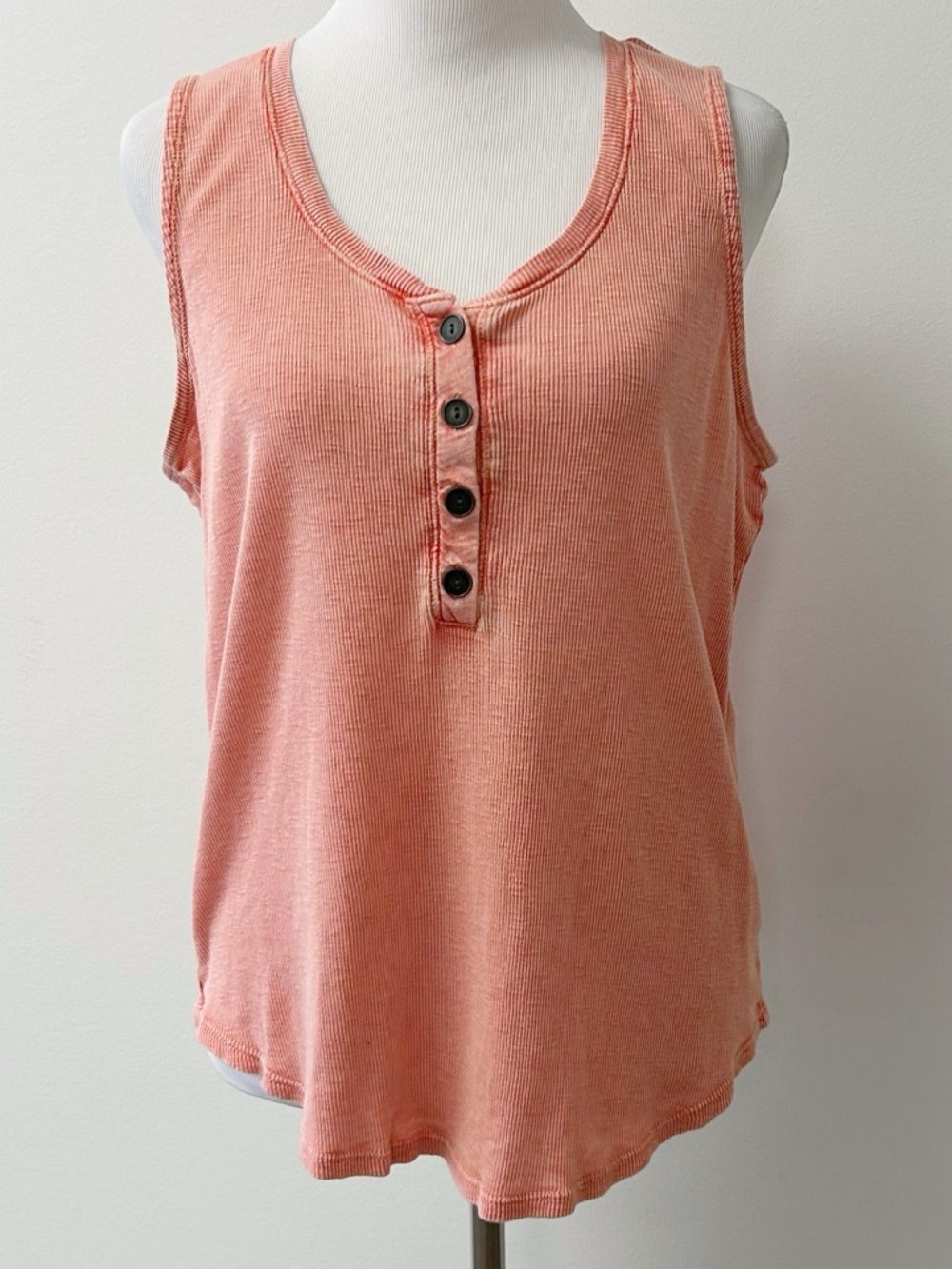 Natural Reflections • Ribbed Henley Tank